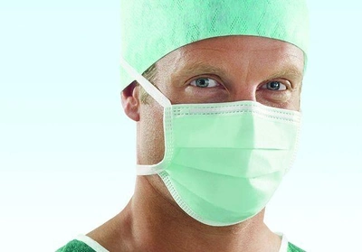 Хирургическая маска Sentinex® Classic, зеленая; 50шт./уп.