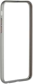 Бампер TOTO super thin metal bumper cases iPhone 6 Silver
