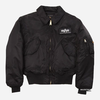 Куртка Alpha Industries CWU 45/P Flight Jacket MJC22000C1 XL Black (640631428097)