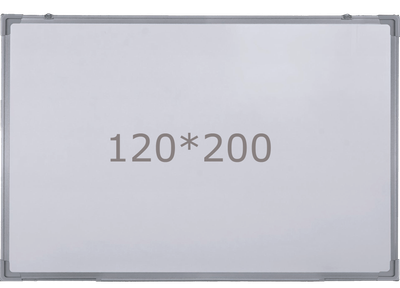 1-но поверхностная школьная магнитно-маркерная доска 120*200 см iBoard iB120x200W