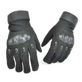 Тактичні рукавички камуфляж чорні Оклай розмір XL