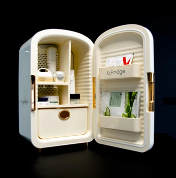 Холодильник для косметики B.FRIDGE Luxury с выдвижным ящиком 12 литров белый
