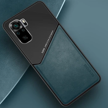Комбинированный чехол Generous на Xiaomi Redmi Note 10S Green (22871-08)