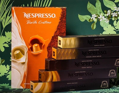 Набор вкусного кофе в капсулах Nespresso Barista Creations для приготовления молочных напитков - 50 шт