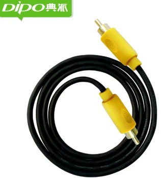 Межблочный коаксиальный кабель 4мм 75 Ом DIPO Sound Аудио 5 м Черный