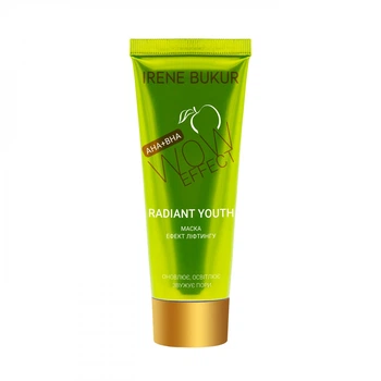 Маска для обличчя Radiant Youth WOW - Ефекту з ефектом ліфтингу "СЯЙВО МОЛОДОСТІ" Irene Bukur 75 ml