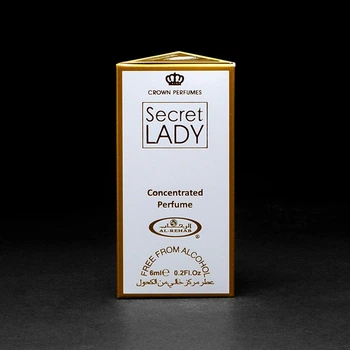 Арабские масляные духи с восточным ароматом ванили и цветов SECRET LADY Al-Rehab 6 мл