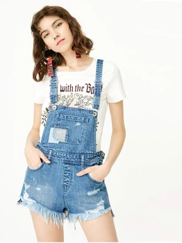 Джинсовый комбинезон Only 11727N502 S (82663S) Голубой