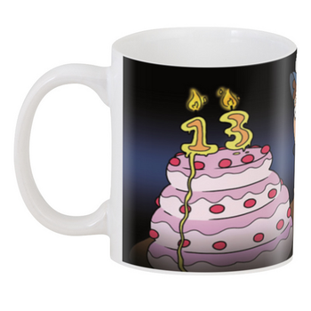 Кружка Гравити Фолз Gravity Falls Dipper and Mabel cake&nbsp;GF.02.03