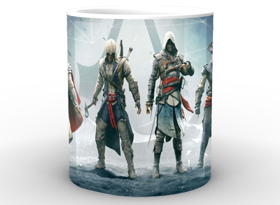Кружка GeekLand Assassins Creed&nbsp;Кредо Ассасина банда&nbsp;AC.02.02