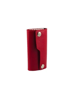 Ключница женская кожаная DeKOL mini-7760с красный блеск