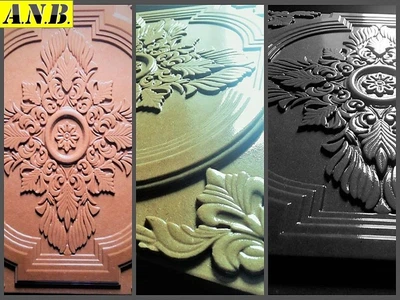 Гибкая полиуретановая форма для изготовления декоративных гипсовых 3D панелей A.N.B. "БОНИФАЧО" - 500х500х20мм