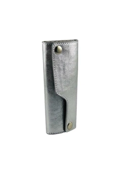 Ключница женская кожаная DeKOL 040085-7711 серебро