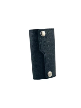 Ключница мужская кожаная DeKOL mini-7710s черная сетка
