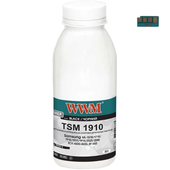 Тонер и Чип для Samsung 105S Black (MLT-D105S/SEE) WWM Black 80г LJ-SET122