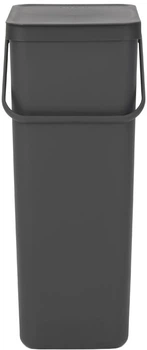 Відро для сміття Brabantia Sort & Go 40 л Темно-сіре (251047)