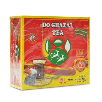 Чай черный Do Ghazal tea в пакетиках 100шт 200г