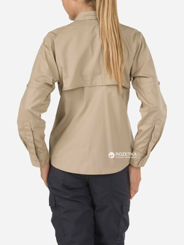 Рубашка тактическая 5.11 Tactical Women’s TaclitePro Long Sleeve Shirt 62070 L TDU Khaki (2000980423644)