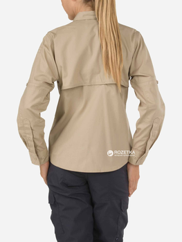 Рубашка тактическая 5.11 Tactical Women’s TaclitePro Long Sleeve Shirt 62070 S TDU Khaki (2000980423668)
