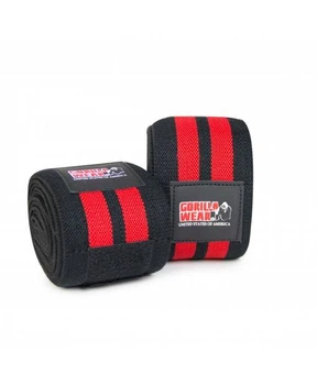 Коленные бинты Gorilla Wear Knee Wraps 98 Inch one size Черно-красные (9911290000)