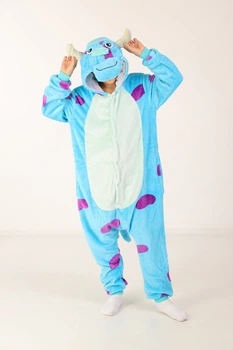 Піжама Кігурумі Kigurumi Монстр Саллі Саліван Корпорація монстрів Для Дітей І Підлітків Фіолетовий 165-175 см. (1049/1)