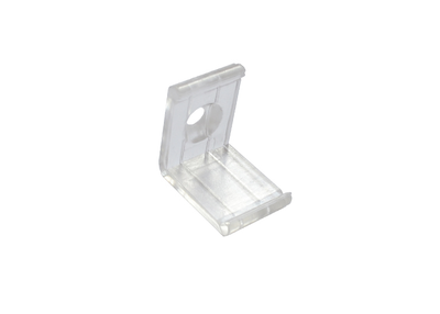 Кріплення для алюмінієвого профілю Foton LED Profile Mount-5 (clear plastic) незнімне 5309001