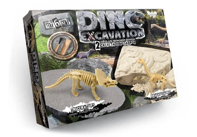 Набор для проведения раскопок Danko Toys Dino Excavation динозавры (Рус) (DEX-01-04)