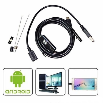 Камера Endoscope длина 2 m. диаметр камеры 7mm под android/PC