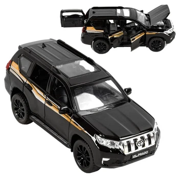 Машинка Toyota Land Cruiser Prado коллекционная металлическая