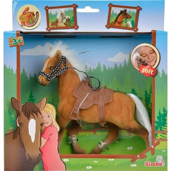 Фигурка Лошадка Simba 19 см 4325613 рыжая