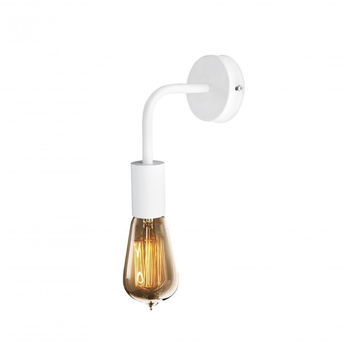 Бра в стиле лофт 100lamp Asket E27 белый (NL 1440 W)