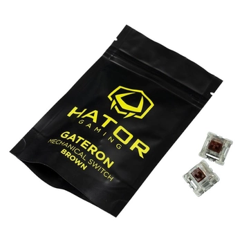 Комплект переключателей Hator Hotswap Switch Gateron Brown (HTS-119)