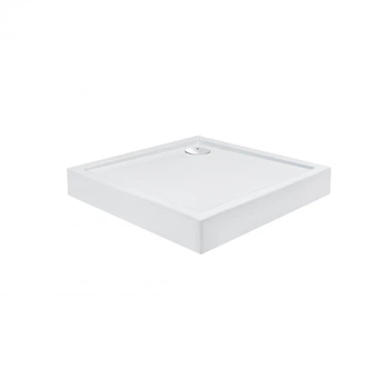 Душевой поддон Qtap 80x80 см акриловый с сифоном для ванной комнаты. (599635)