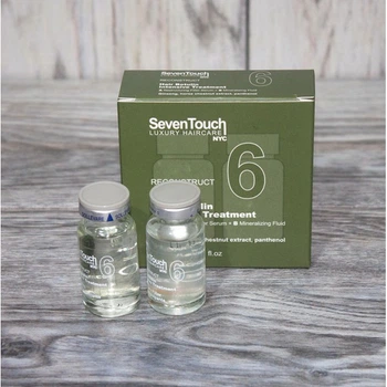 Восстанавливающая сыворотка для волос с флюидами Seven Touch Luxury Haircare 6 Punti Di Vista, 2х12 мл