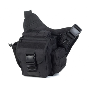 Тактическая плечевая сумка D5-2012, Black (К305)