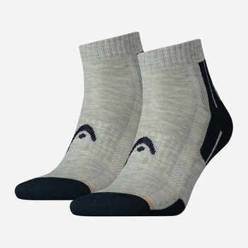 Набор ноков HEAD Performance Quarter 2P Unisex 741018001-650 35-38 р 2 пары Серый/Синий (8718824326856)