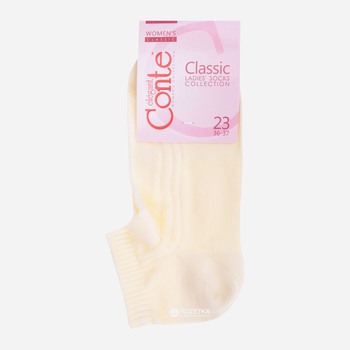 Носки Conte Classic короткие 7С-34СП 016 36-37 р Кремовые (4810226038123)