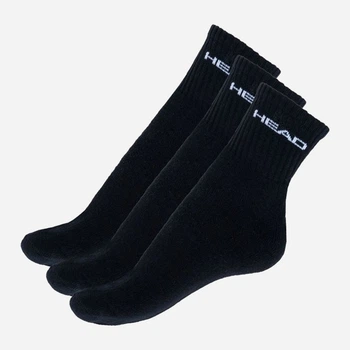 Набір шкарпеток HEAD Short Crew 3P Unisex 771026001-200 35-38 р 3 пари Чорний (8718824462509)