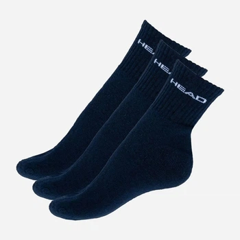 Набор носков HEAD Short Crew 3P Unisex 771026001-321 35-38 р 3 пары Синий (8718824462561)