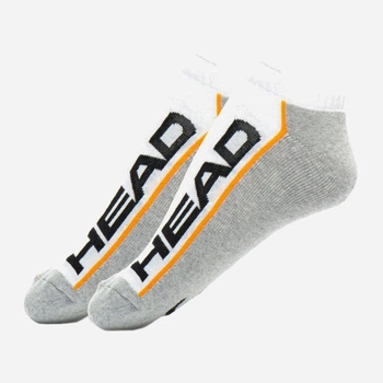 Носки HEAD Stripe Sneaker 2-Pack 781008001-062 35-38 р 2 пары Белый/Серый (8718824546254)