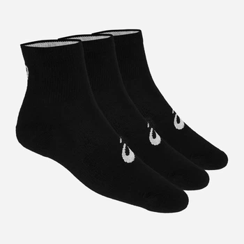 Носки ASICS Quarter Sock 155205-0900 35-38 р 3 пары Черные (8718837138125)