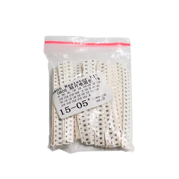 Резистори SMD 0805 1/8Вт 660шт 1% 1Ом-1МОм (116764)