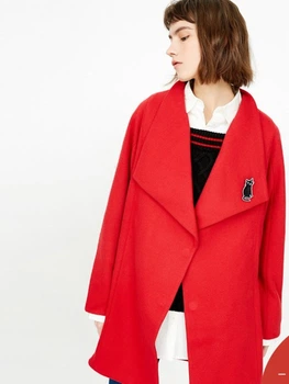 Тренч oversize Only 11636T507 XL (70443XL) Червоний