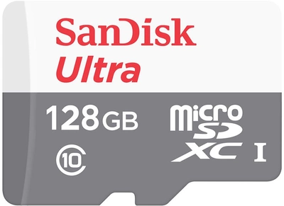 SanDisk microSDXC Ultra 128GB Class 10 UHS-I (SDSQUNR-128G-GN6MN)