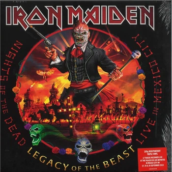 Виниловая пластинка Warner Music Iron Maiden Nights Of The Dead Legacy Of The Beast Live In Mexico City 3LP 0190295204709