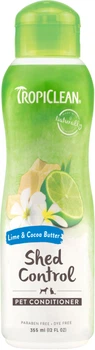 Кондиціонер TropiClean Lime & Cocoa Butter для прискорення линьки у собак та котів (0645095202535)