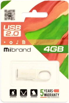 Mibrand Irbis 4GB USB 2.0 Silver (MI2.0/IR4U3S)