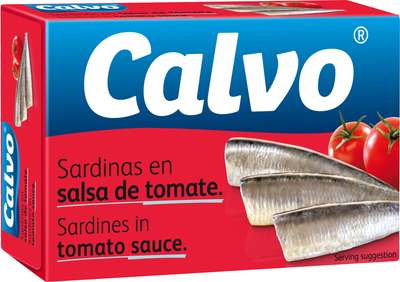 Сардини Calvo у томатному соусі 120 г (8410090430656)