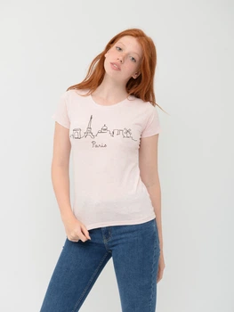Футболка женская Sol's Regent Fit Women Paris 20 02758151/69 S Светло-розовая (3609374905262)