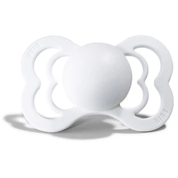 Пустушка BIBS Supreme White Latex 6-18 міс натуральний каучук анатомічна